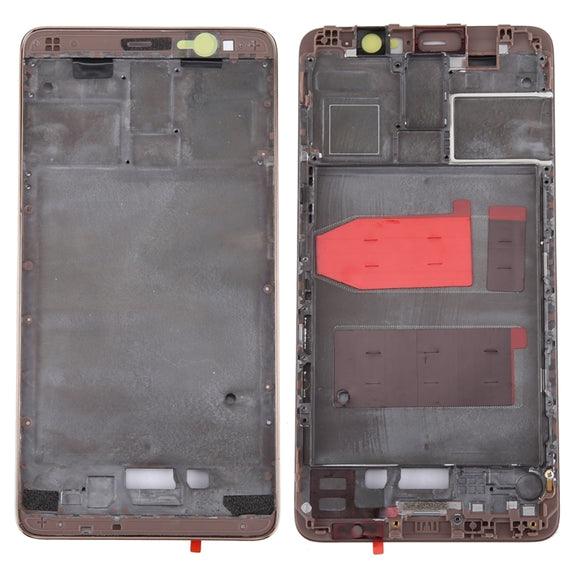 For Huawei Mate 9 Front Housing LCD Frame Bezel Plate(Mocha Gold)