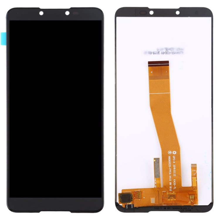 TFT LCD Screen for Wiko Y70 with Digitizer Full Assembly (Black)