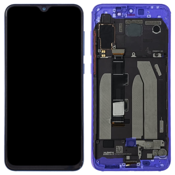 Original LCD Screen for Xiaomi Mi 9 SE Digitizer Full Assembly with Frame(Blue)