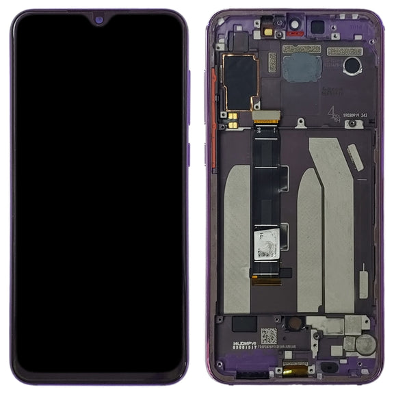 Original LCD Screen for Xiaomi Mi 9 SE Digitizer Full Assembly with Frame(Purple)