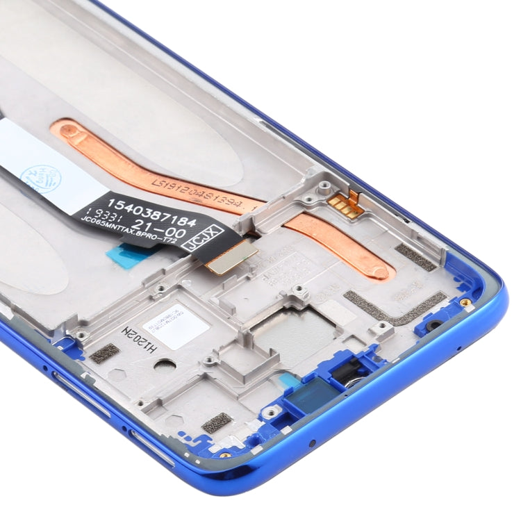 TFT LCD Screen for Xiaomi Redmi Note 8 Pro Digitizer Full Assembly with Frame (Double SIM Card Version)(Blue)