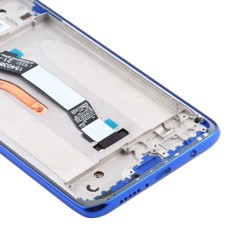 TFT LCD Screen for Xiaomi Redmi Note 8 Pro Digitizer Full Assembly with Frame (Double SIM Card Version)(Blue)