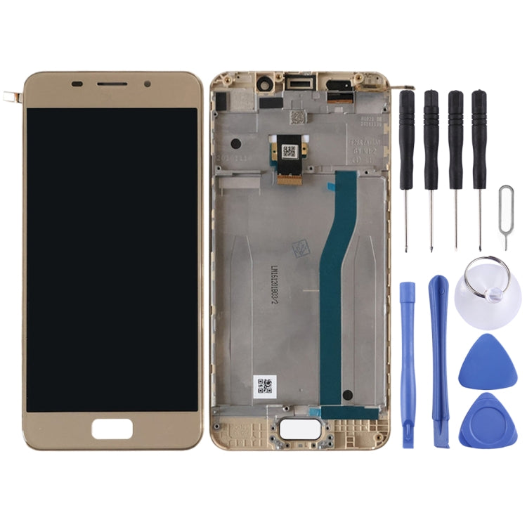 OEM LCD Screen for Asus Zenfone 3S Max ZC521TL X00GD  Digitizer Full Assembly with Frame���Gold)