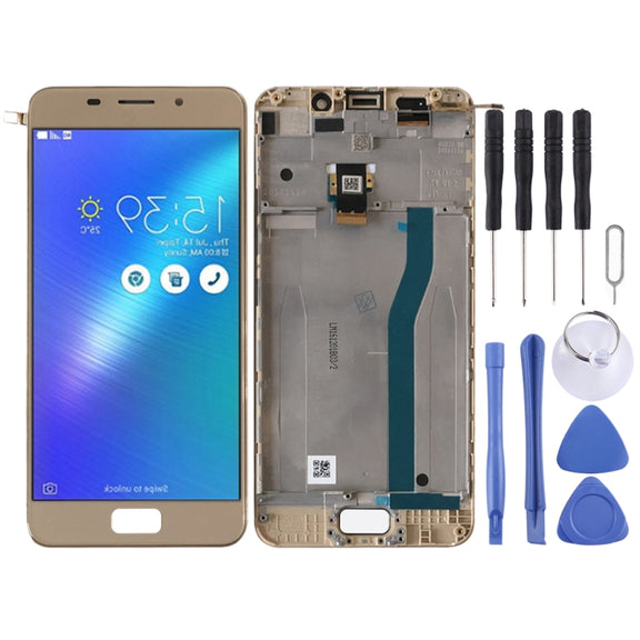 OEM LCD Screen for Asus Zenfone 3S Max ZC521TL X00GD  Digitizer Full Assembly with Frame���Gold)