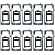 For Huawei Mate 20 Pro 10 Set Back Housing Cover Adhesive Sticker Set - Adhesive Sticker by PMC TechLife | Online Shopping South Africa | PMC TechLife