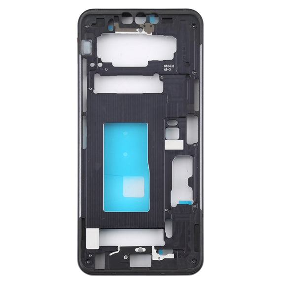 Front Housing LCD Frame Bezel Plate for LG G8 ThinQ (Black)