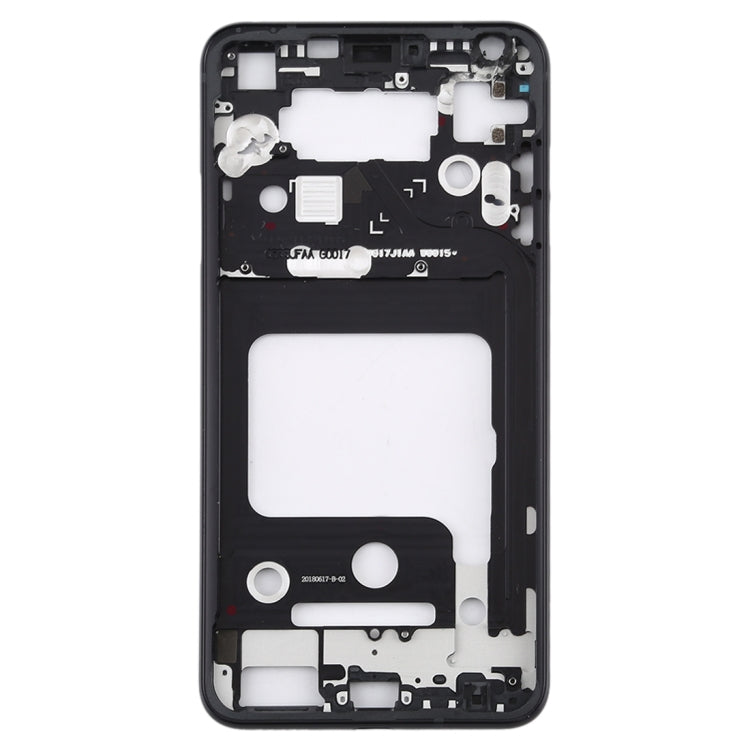 Front Housing LCD Frame Bezel Plate for LG V35 ThinQ (Black)
