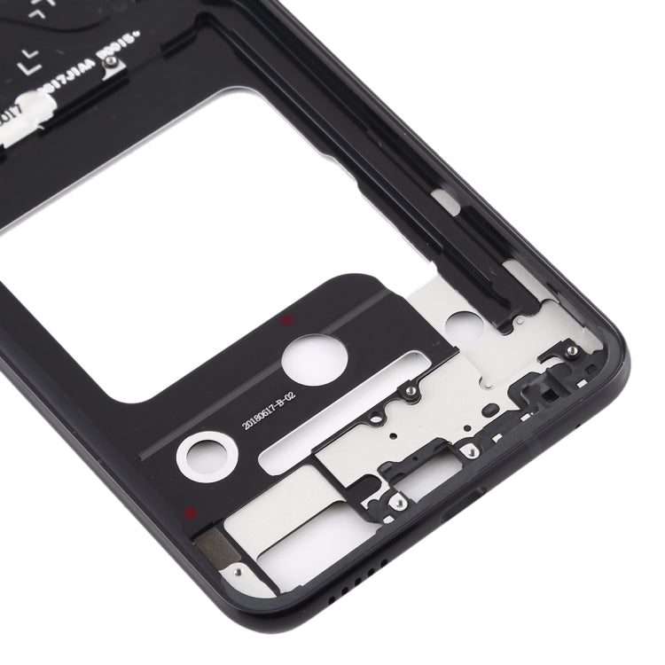Front Housing LCD Frame Bezel Plate for LG V35 ThinQ (Black)
