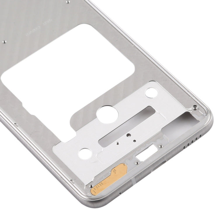 Front Housing LCD Frame Bezel Plate for LG V35 ThinQ (Silver)