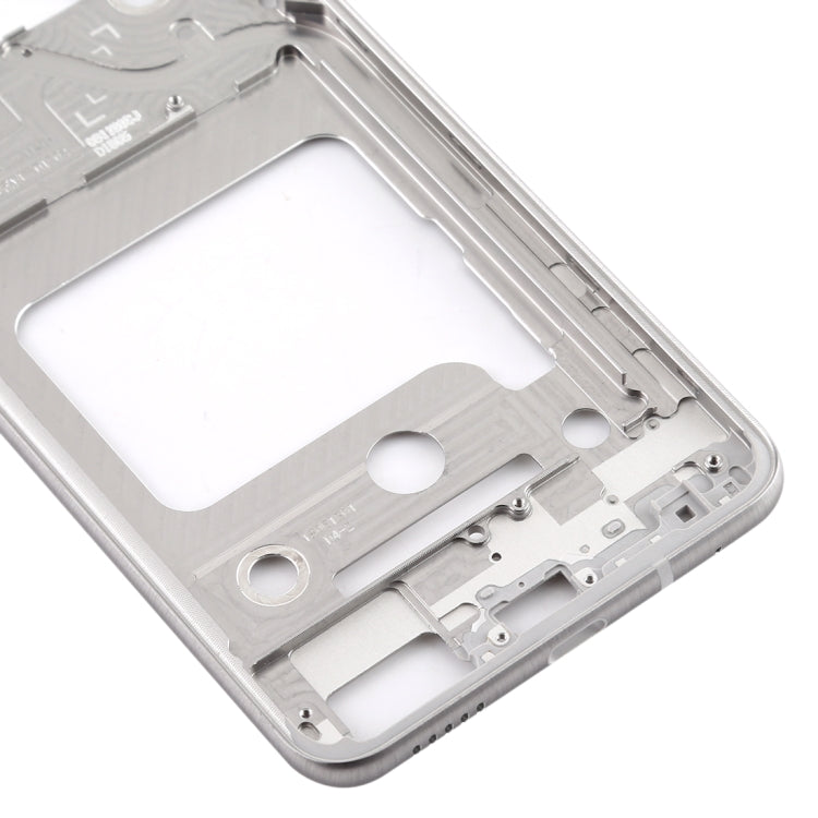 Front Housing LCD Frame Bezel Plate for LG V35 ThinQ (Silver)
