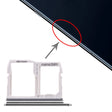 SIM Card Tray + Micro SD Card Tray for LG V40 ThinQ (Silver) - free shipping - PMC TechLife - Order now!