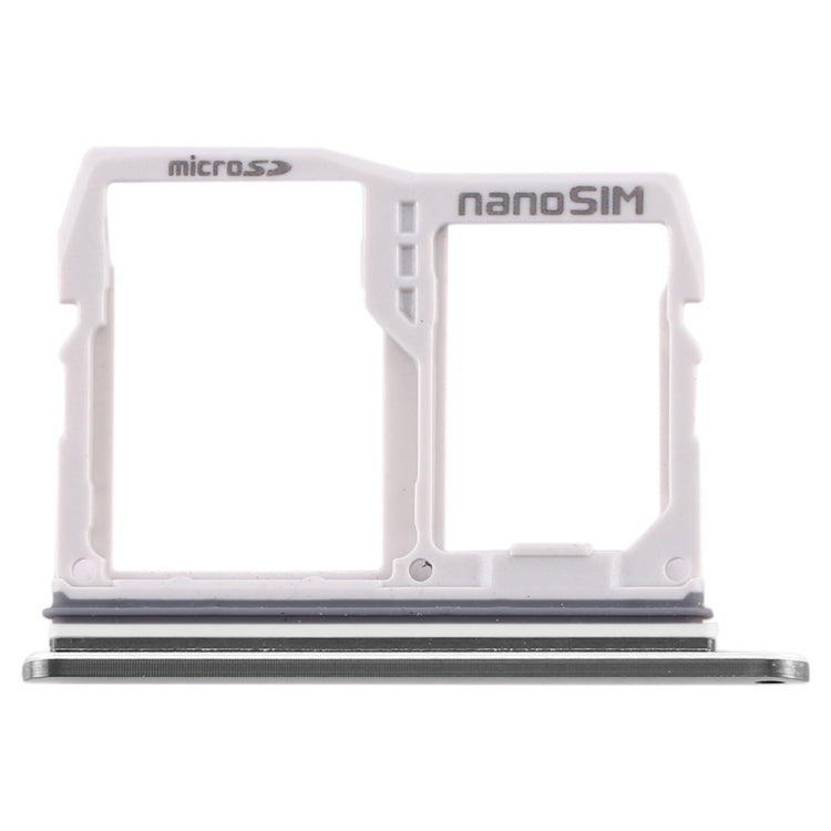 SIM Card Tray + Micro SD Card Tray for LG V40 ThinQ (Silver)