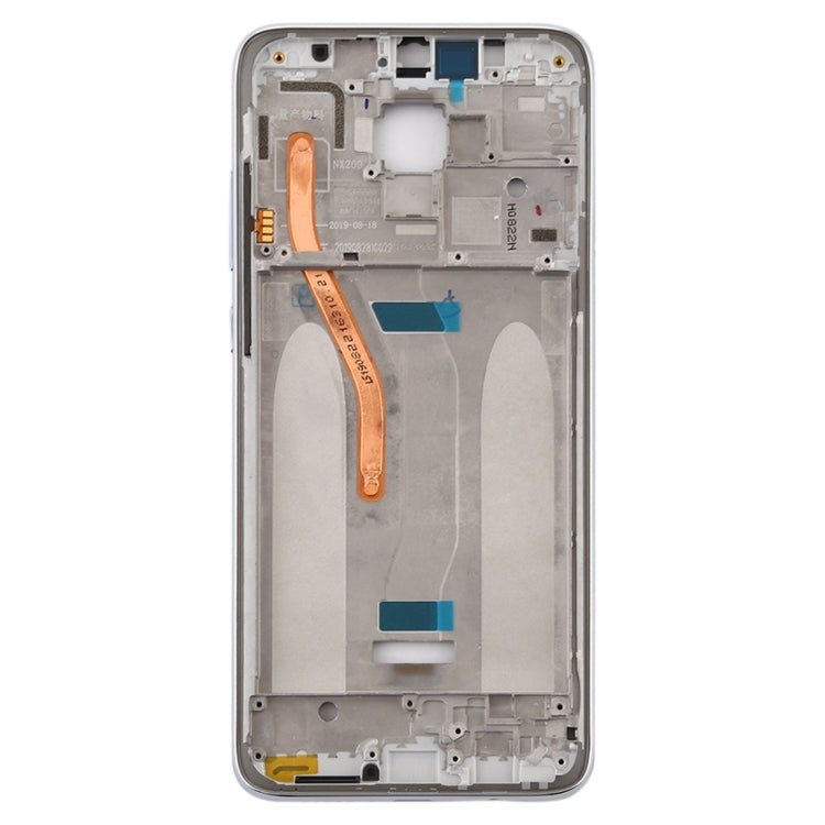 Front Housing LCD Frame Bezel Plate for Xiaomi Redmi Note 8 Pro (Double SIM Version)(White)
