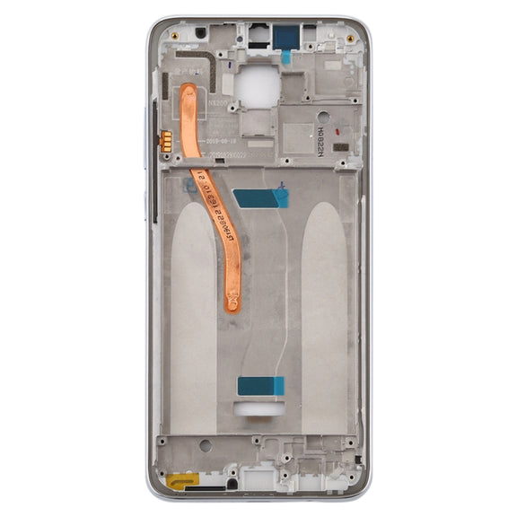 Front Housing LCD Frame Bezel Plate for Xiaomi Redmi Note 8 Pro (Double SIM Version)(White)