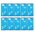 10 PCS for Sony Xperia XZ Original Front Housing Adhesive - free shipping - PMC TechLife - Order now!