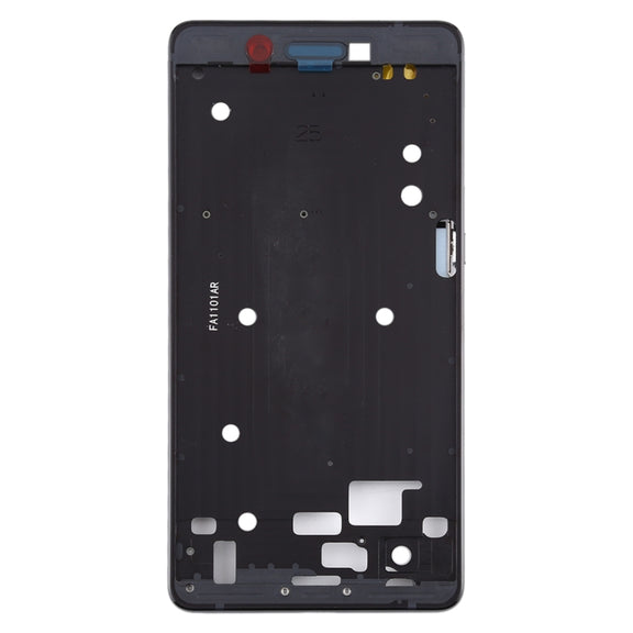 Front Housing LCD Frame Bezel Plate for Nokia 7 TA-1041 (Black)