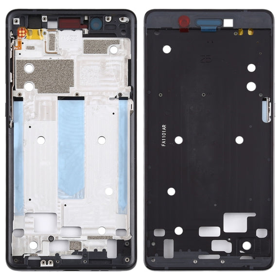 Front Housing LCD Frame Bezel Plate for Nokia 7 TA-1041 (Black)