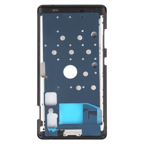 Front Housing LCD Frame Bezel Plate for Nokia 8 Sirocco (Black)