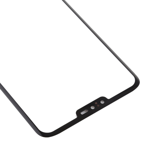 Front Screen Outer Glass Lens for LG V40 ThinQ (Black)