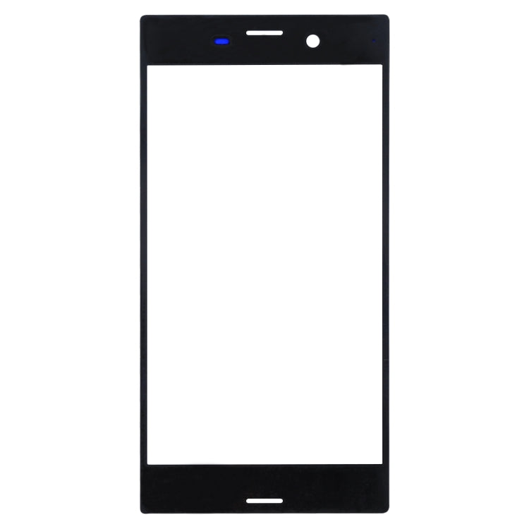 Front Screen Outer Glass Lens for Sony Xperia XZ(Black)