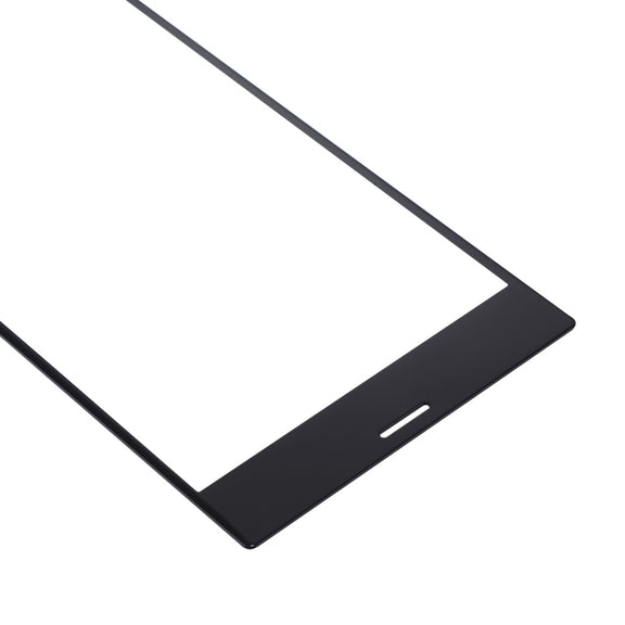Front Screen Outer Glass Lens for Sony Xperia XZ(Black)