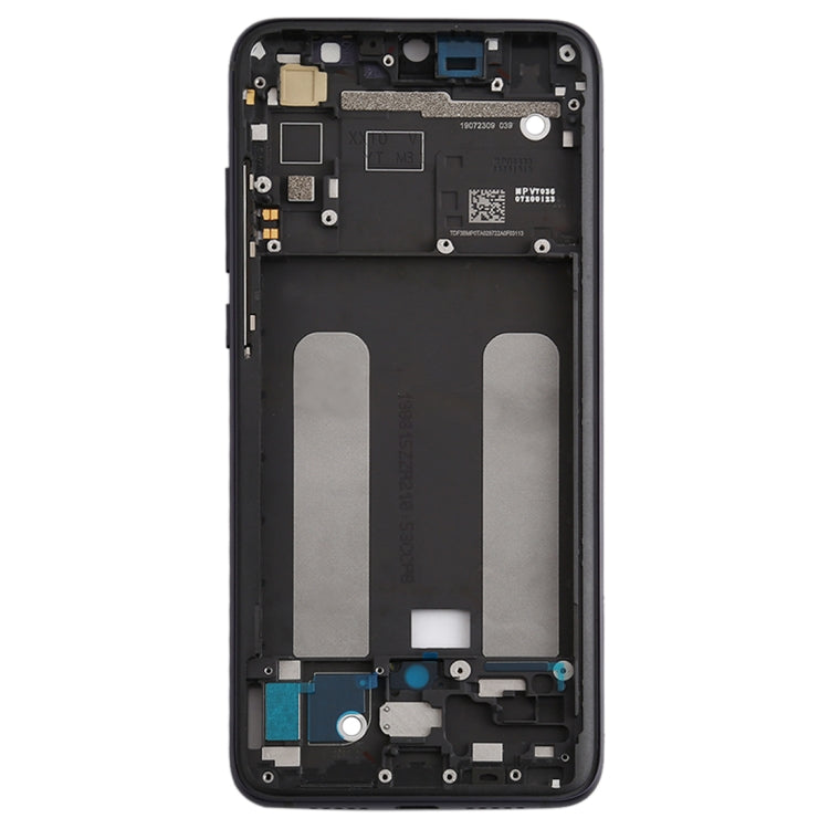 Front Housing LCD Frame Bezel Plate for Xiaomi Mi CC9 / 9 Lite(Black)