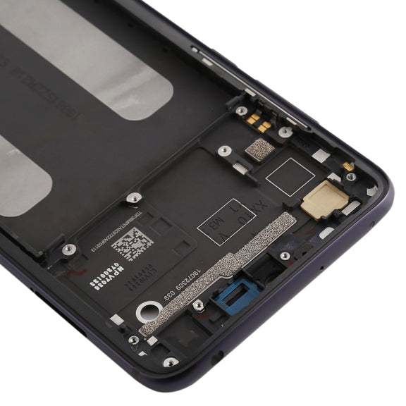 Front Housing LCD Frame Bezel Plate for Xiaomi Mi CC9 / 9 Lite(Black)