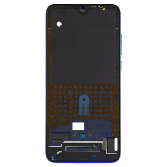 Front Housing LCD Frame Bezel Plate for Xiaomi Mi CC9 / 9 Lite(Blue)