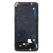 For OnePlus 6 Front Housing LCD Frame Bezel Plate with Side Keys (Frosted Black)