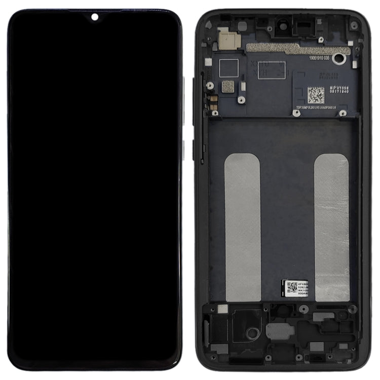 Original LCD Screen for Xiaomi Mi CC9 Digitizer Full Assembly with Frame(Black)
