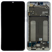 Original LCD Screen for Xiaomi Mi CC9 Digitizer Full Assembly with Frame(Silver)