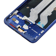 AMOLED Material LCD Screen and Digitizer Full Assembly with Frame for ZTE Axon 10 Pro (4G Version)(Blue)
