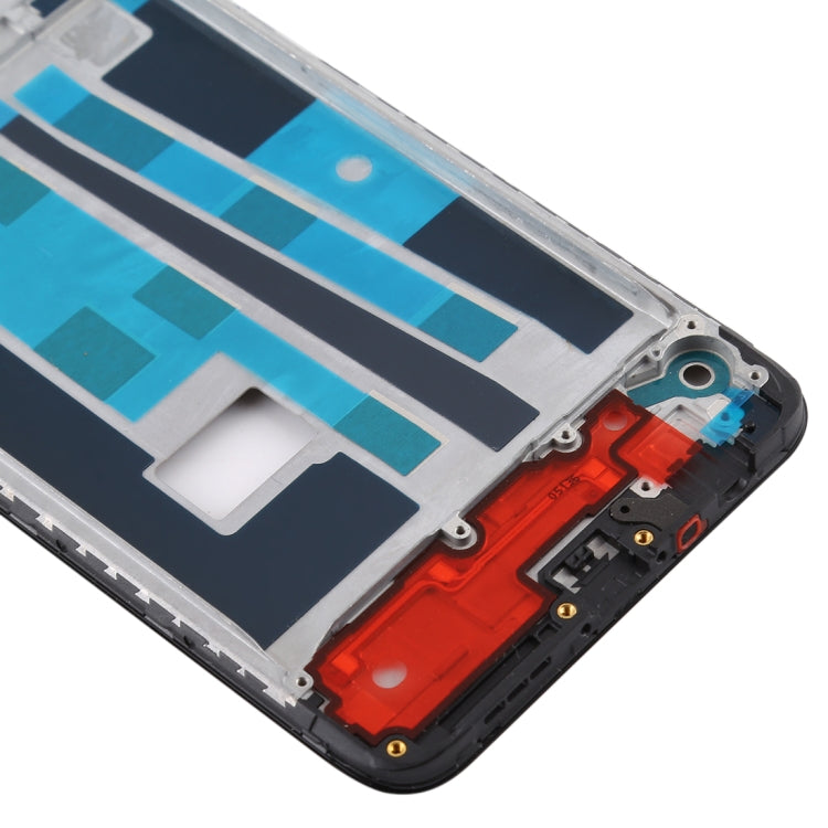 For OPPO A9 Front Housing LCD Frame Bezel Plate (Black)