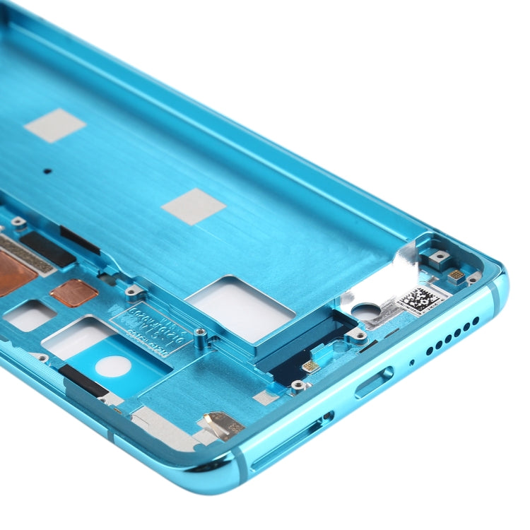 Front Housing LCD Frame Bezel Plate for Xiaomi Mi 10 5G / Mi 10 Pro 5G(Blue)