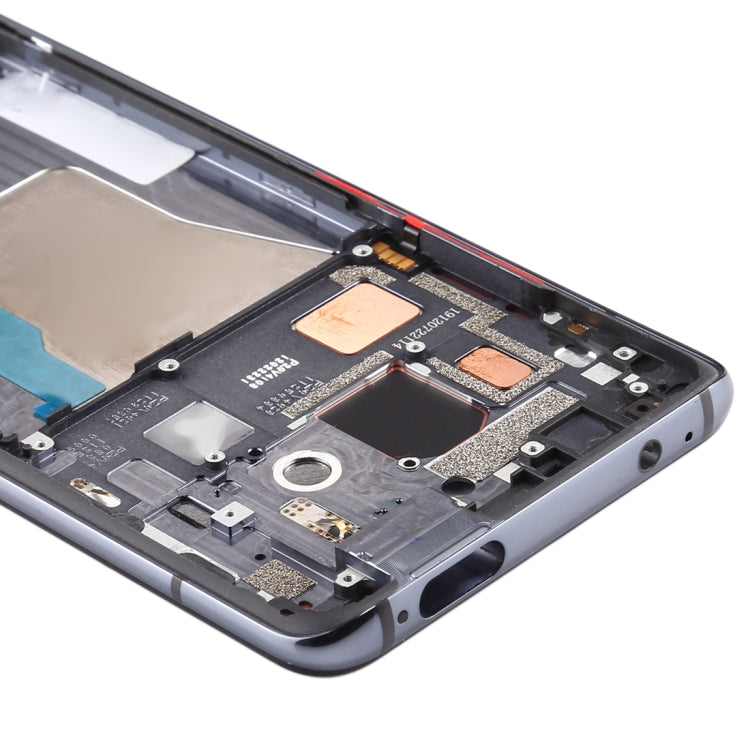 Front Housing LCD Frame Bezel Plate With Side Keys for Xiaomi Redmi K30 Pro (Black)