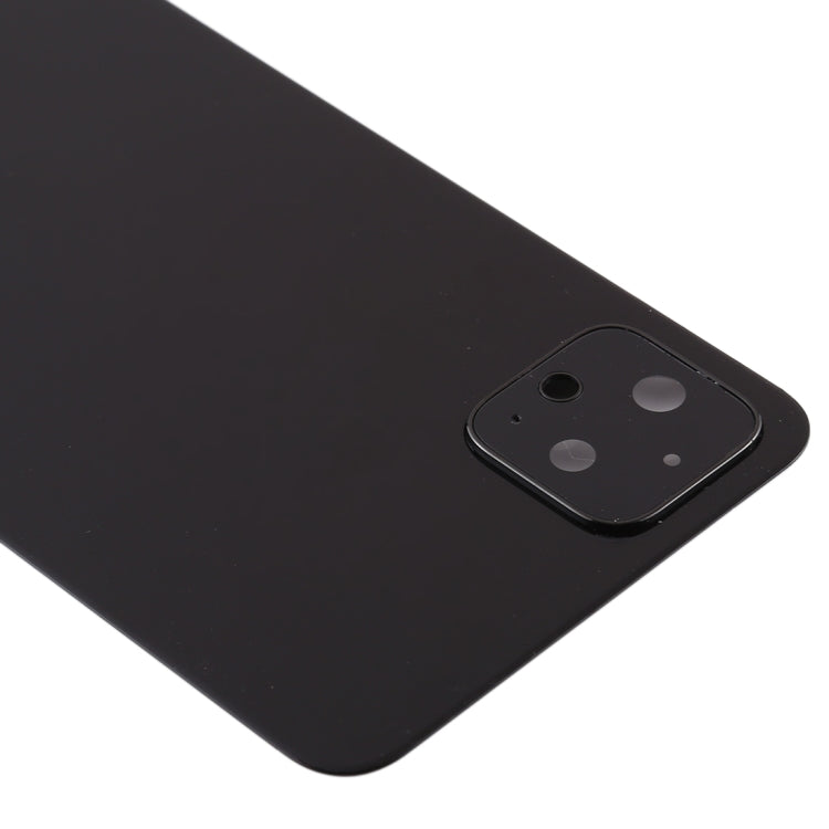 Battery Back Cover with Camera Lens Cover for Google Pixel 4(Black)