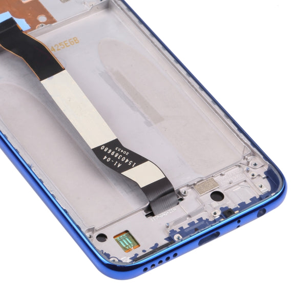 LCD Screen and Digitizer Full Assembly with Frame for Xiaomi Redmi Note 8(Blue)
