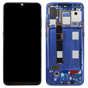 Original AMOLED LCD Screen for Xiaomi Mi 9 Digitizer Full Assembly with Frame(Blue)