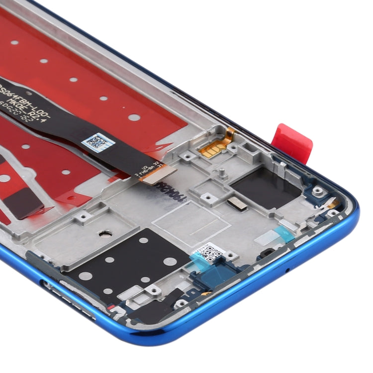 OEM LCD Screen for Huawei Nova 5i Digitizer Full Assembly with Frame(Blue)