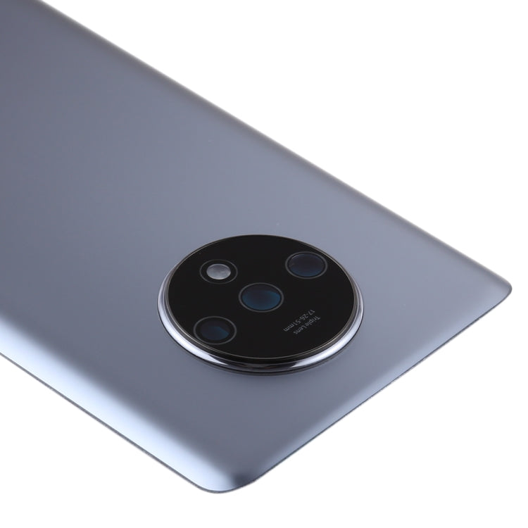For OnePlus 7T Original Battery Back Cover with Camera Lens Cover (Silver)