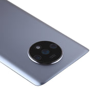 For OnePlus 7T Original Battery Back Cover with Camera Lens Cover (Silver)