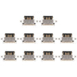 For Meizu Pro7 / Pro7 Plus 10pcs Charging Port Connector - Tail Connector by PMC TechLife | Online Shopping South Africa | PMC TechLife