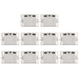 For Meizu Meilan M2 10pcs Charging Port Connector - Tail Connector by PMC TechLife | Online Shopping South Africa | PMC TechLife