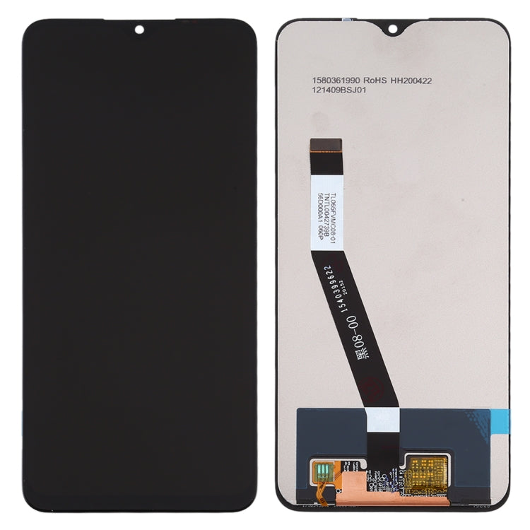 TFT LCD Screen for Xiaomi Redmi 9/Redmi 9 Prime/Poco M2 Digitizer Full Assembly with Frame(Black)