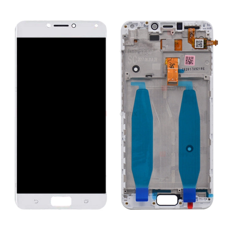 OEM LCD Screen for Asus Zenfone 4 Max ZC554KL X00ID  Digitizer Full Assembly with Frame���White)