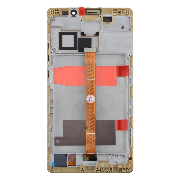 OEM LCD Screen for Huawei Mate 8 Digitizer Full Assembly with Frame(Gold)