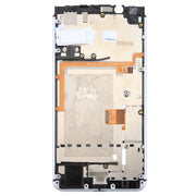 OEM LCD Screen for BlackBerry Keyone Digitizer Full Assembly with Frame(Silver)