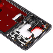 Front Housing LCD Frame Bezel Plate with Side Keys for Huawei Mate 20 Pro(Black)