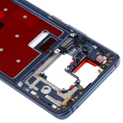 Front Housing LCD Frame Bezel Plate with Side Keys for Huawei Mate 20 Pro(Blue)