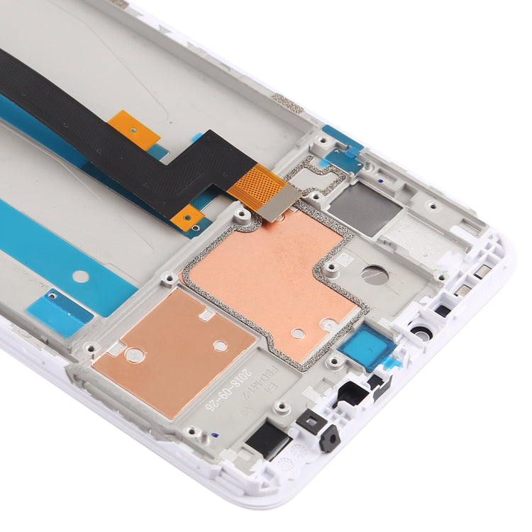 TFT LCD Screen for Xiaomi Mi Max 3 Digitizer Full Assembly with Frame(White)